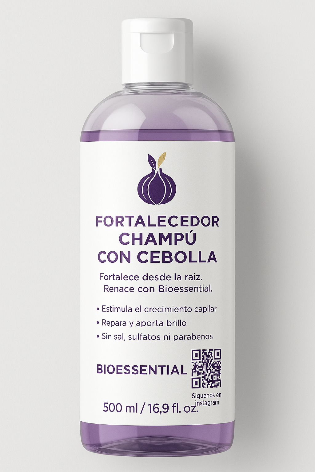 shampoo de cebolla, romero, quina y aloe vera
